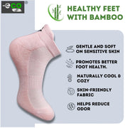 Generic 4_Pair Set Unisex Casual Bamboo Cotton Printed Ankle Length Socks (Multicolor)