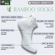 Generic 4_Pair Set Unisex Casual Bamboo Cotton Printed Ankle Length Socks (Multicolor)
