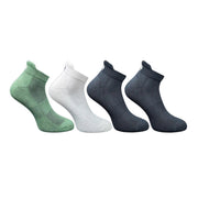 Generic 4_Pair Set Unisex Casual Bamboo Cotton Printed Ankle Length Socks (Multicolor)