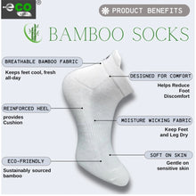 Generic 4_Pair Set Unisex Casual Bamboo Cotton Printed Ankle Length Socks (Multicolor)