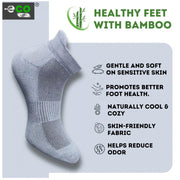 Generic 4_Pair Set Unisex Casual Bamboo Cotton Printed Ankle Length Socks (Multicolor)