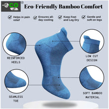 Generic 4_Pair Set Unisex Casual Bamboo Cotton Printed Ankle Length Socks (Multicolor)