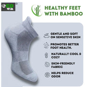 Generic 4_Pair Set Unisex Casual Bamboo Cotton Printed Ankle Length Socks (Multicolor)