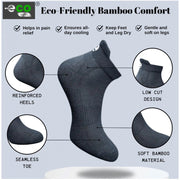 Generic 4_Pair Set Unisex Casual Bamboo Cotton Printed Ankle Length Socks (Multicolor)