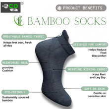 Generic 4_Pair Set Unisex Casual Bamboo Cotton Printed Ankle Length Socks (Multicolor)