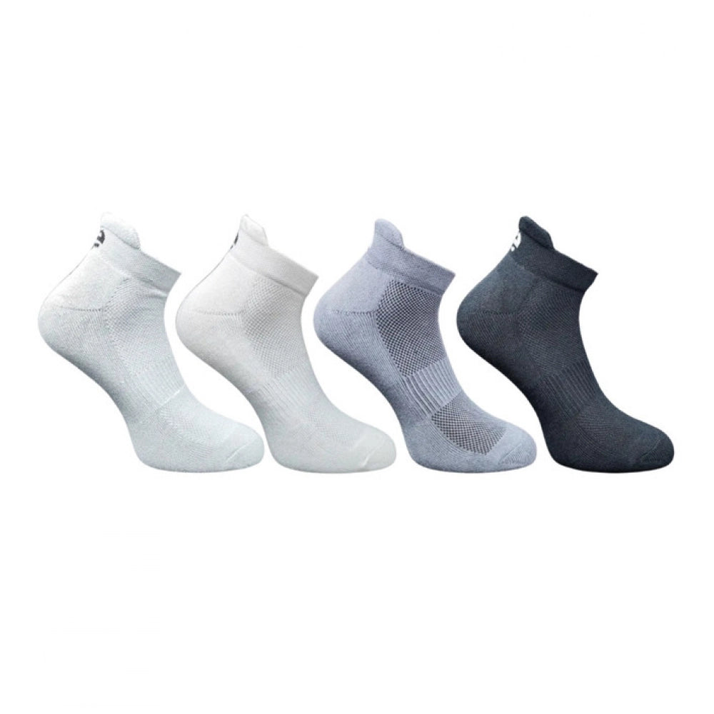 Generic 4_Pair Set Unisex Casual Bamboo Cotton Printed Ankle Length Socks (Multicolor)