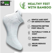Generic 4_Pair Set Unisex Casual Bamboo Cotton Printed Ankle Length Socks (Multicolor)
