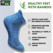 Generic 4_Pair Set Unisex Casual Bamboo Cotton Printed Ankle Length Socks (Multicolor)