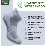 Generic 4_Pair Set Unisex Casual Bamboo Cotton Printed Ankle Length Socks (Multicolor)