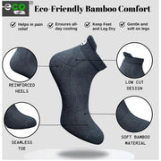 Generic 4_Pair Set Unisex Casual Bamboo Cotton Printed Ankle Length Socks (Multicolor)