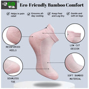 Generic 4_Pair Set Unisex Casual Bamboo Cotton Printed Ankle Length Socks (Multicolor)