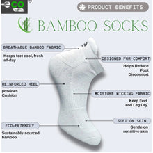 Generic 4_Pair Set Unisex Casual Bamboo Cotton Printed Ankle Length Socks (Multicolor)