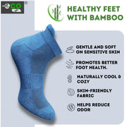 Generic 4_Pair Set Unisex Casual Bamboo Cotton Printed Ankle Length Socks (Multicolor)