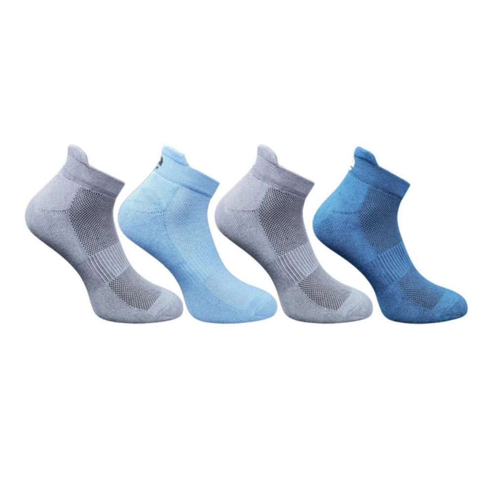 Generic 4_Pair Set Unisex Casual Bamboo Cotton Printed Ankle Length Socks (Multicolor)
