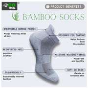 Generic 4_Pair Set Unisex Casual Bamboo Cotton Printed Ankle Length Socks (Multicolor)