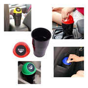 Generic Pack Of 4_Car Dustbin – Portable Vehicle Trash Bin for Interior Organization (Color: Assorted )