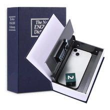 Generic Secret Book Safe with Number Locker (Blue)
