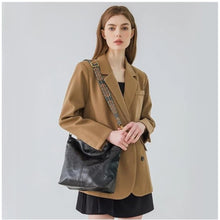 Generic Women's PU Leather Zipper Handbag (Black)
