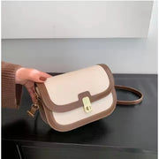 Generic Women's PU Leather Zipper Sling Bag (Beige)