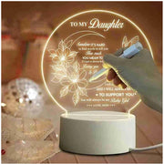 Generic Glass 3D Illusion LED Creative Visualization Lamp