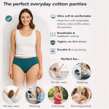 Generic Pack of_6 Women's Cotton Solid Hipster Panty (Multicolor)