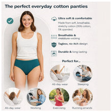 Generic Pack of_6 Women's Cotton Solid Hipster Panty (Multicolor)