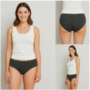 Generic Pack of_3 Women's Cotton Printed Hipster Panty (Multicolor)