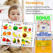 Generic My First Busy Book – Fun And Educational Activity Kit for Kids (2-4 Years, Multicolor)