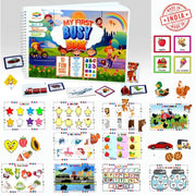 Generic My First Busy Book – Fun And Educational Activity Kit for Kids (2-4 Years, Multicolor)