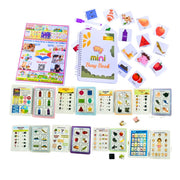 Generic Montessori Busy Book Benefits– Complete Early Learning Activity Book (2–4 Years, Multicolor)