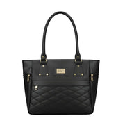 Generic Women's PU Leather Solid Shoulder Zipper Handbag (Black)
