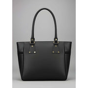Generic Women's PU Leather Solid Shoulder Zipper Handbag (Black)