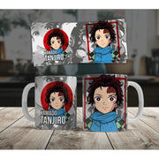 Generic Anime Kamado Tanjiro Ceramic Printed Coffee Mug (White)