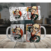 Generic Anime Katsuki Bakugo Ceramic Printed Coffee Mug (White)