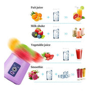 Generic Plastic Solid Electric USB Juicer (Purple)