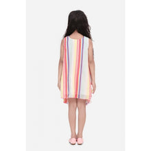 Generic Girl's Chiffon Ruffled Sleeveless Dress (Multicolor)
