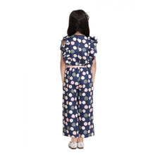 Generic Girl's Rayon Polka Flutter Jumpsuit (Multicolor)