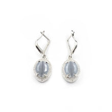 Generic Women's Brass Silver Plated Pendant Set (Grey)