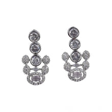 Generic Women's Brass Silver Plated Necklace set (White)