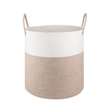 Generic Cotton 12x14 Inch-Kidi-Handle Storage Basket For Clothes With Out Lid (Kidi-White)