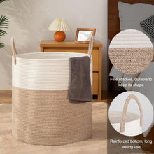 Generic Cotton 12x14 Inch-Kidi-Handle Storage Basket For Clothes With Out Lid (Kidi-White)