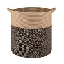 Generic Cotton 12x14 Inch - Mix Storage Basket For Clothes With Out Lid (Dark-Brown)