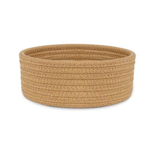 Generic Cotton 8x3 Inch Round 1 Pcs Bedside Organizer With Out Lid (Beige)