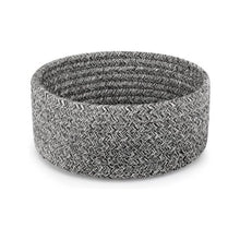 Generic Cotton 8x3 Inch Kidi Round 1 Pcs Bedside Organizer With Out Lid (Black)