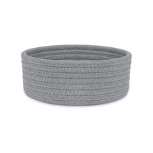 Generic Cotton 8x3 Inch Round 1 Pcs Bedside Organizer With Out Lid (Gray)