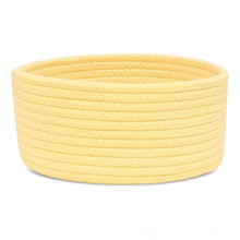 Generic Cotton 8x3 Inch Round 1 Pcs Bedside Organizer With Out Lid (Yellow)