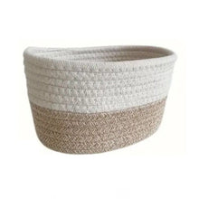 Generic Cotton Pack Of_1 Bathroom Storage Basket For Clothes (White)