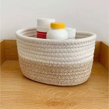 Generic Cotton Pack Of_1 Bathroom Storage Basket For Clothes (White)