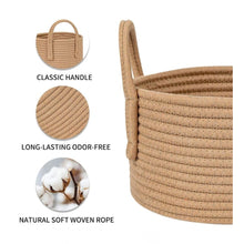 Generic Cotton Pack Of_1 Basket 7x5 Inch Storage Basket For Clothes (Beige)