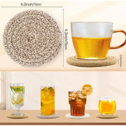 Generic Cotton Rope Drink Coasters 6 Pcs Set (Mix)